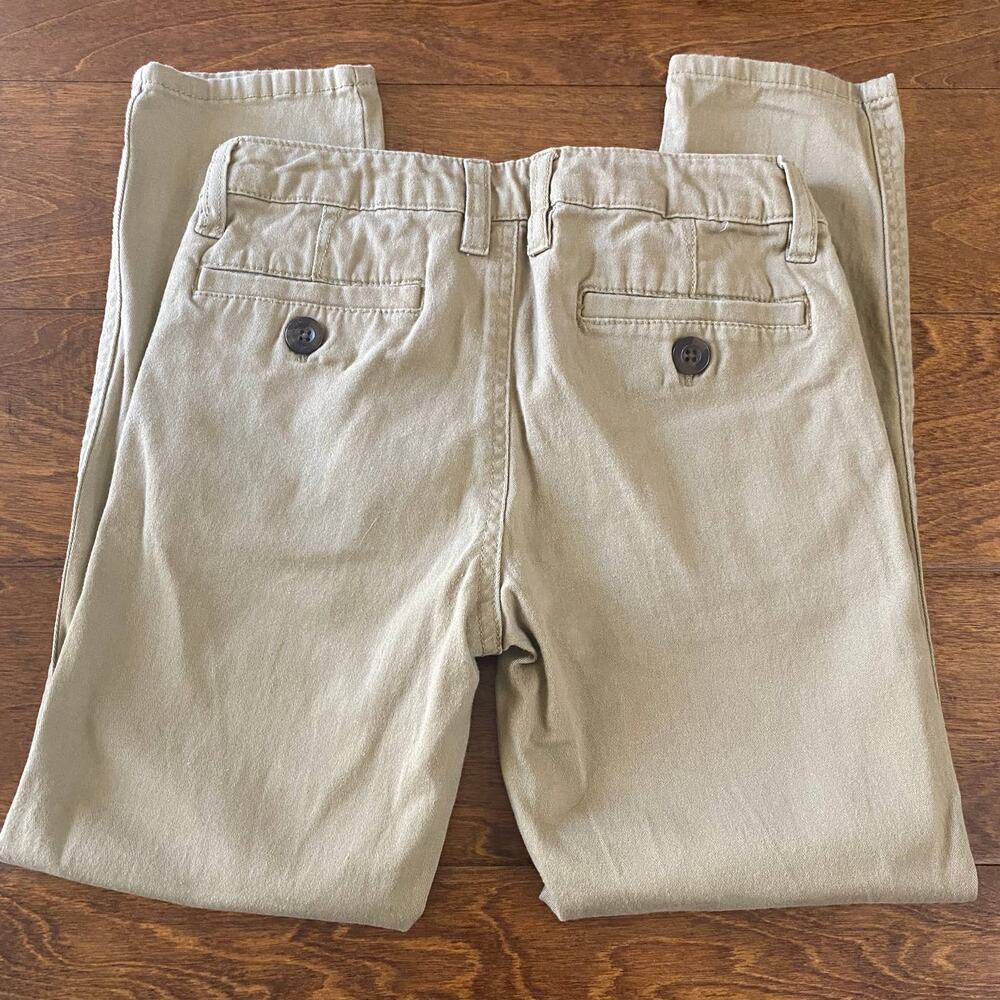 ARIZONA JEAN COMPANY Khaki Boys Jeans Adjustable Waist Sz 8 - Picture 2 of 7